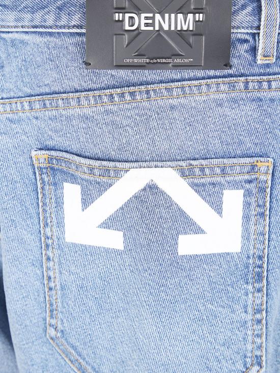 26SS 오프화이트 데님 팬츠 44XYA197S26D001400 4000 Blue - OFF WHITE