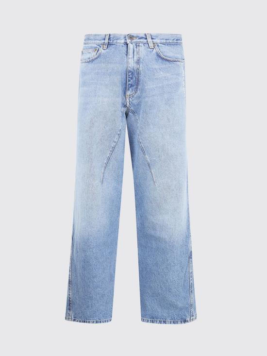 26SS 오프화이트 데님 팬츠 44XYA197S26D001400 4000 Blue - OFF WHITE