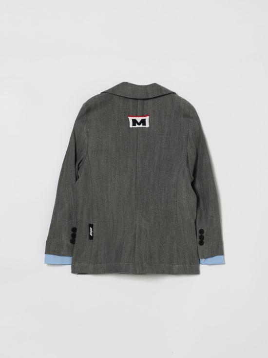 26SS [키즈] 엠에스지엠 캐주얼 자켓 S6MSJGJK020 102 Grey - MSGM