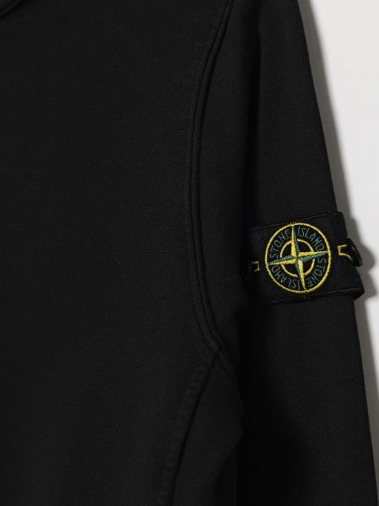 26SS [키즈] 스톤 아일랜드 풀오버 6100005S0040 V0029 Black - STONE ISLAND