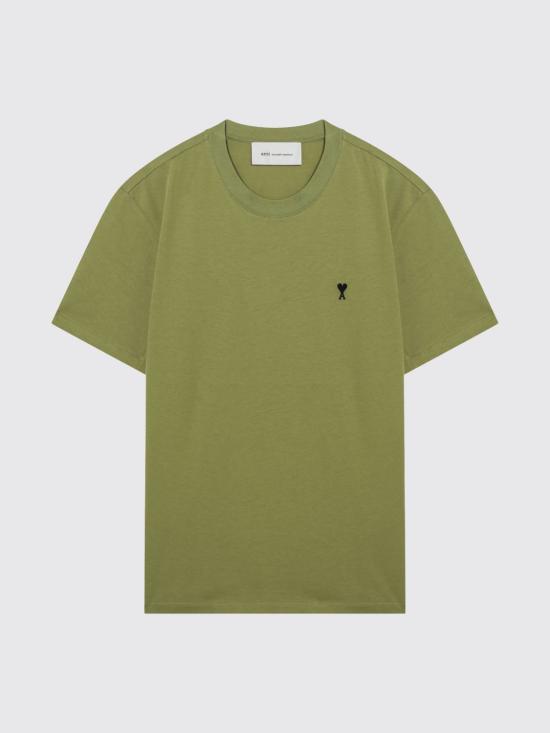 26SS 아미 반팔 티셔츠 HTS346724 A035 Green - AMI