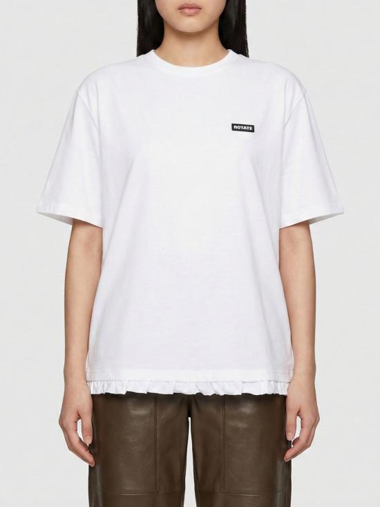 26SS 로테이트 반팔 티셔츠 115282 400 White