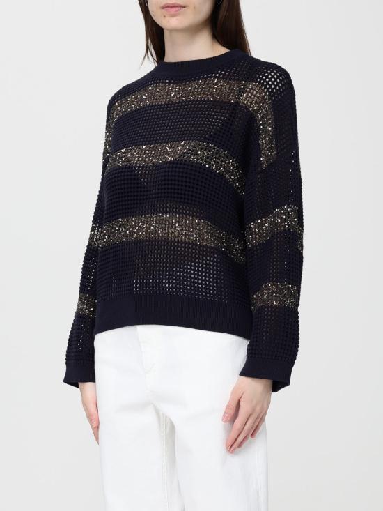 26SS 브루넬로 쿠치넬리 스웨터 M58772810 CLL19 Ocean - BRUNELLO CUCINELLI