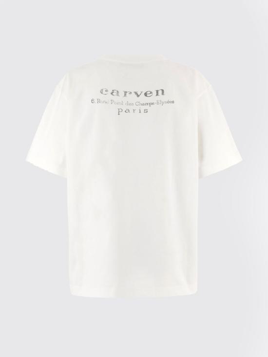26SS 까르벵 반팔 티셔츠 6261K21196 Ecru White - CARVEN