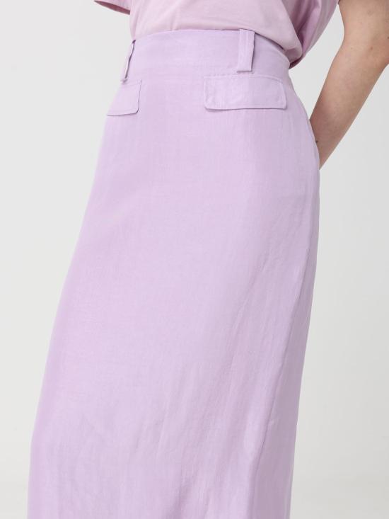 26SS 파비아나 필리피 롱 스커트 GND266F399D954 2201 Lilac - FABIANA FILIPPI