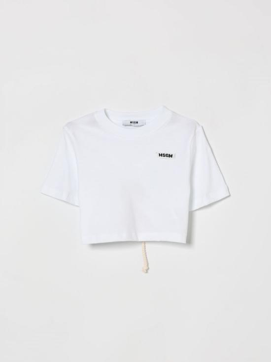 26SS [키즈] 엠에스지엠 티셔츠 S6MSJGTH179 001 White