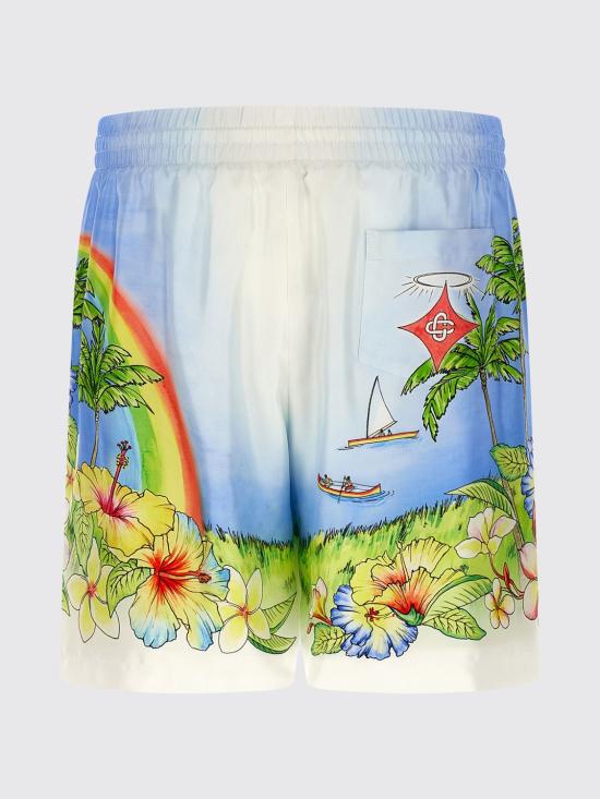 26SS 카사블랑카 숏팬츠 MSP26TR399 10 Multicolor - CASABLANCA