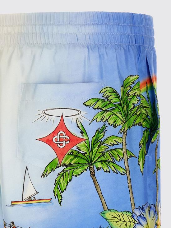 26SS 카사블랑카 숏팬츠 MSP26TR399 10 Multicolor - CASABLANCA