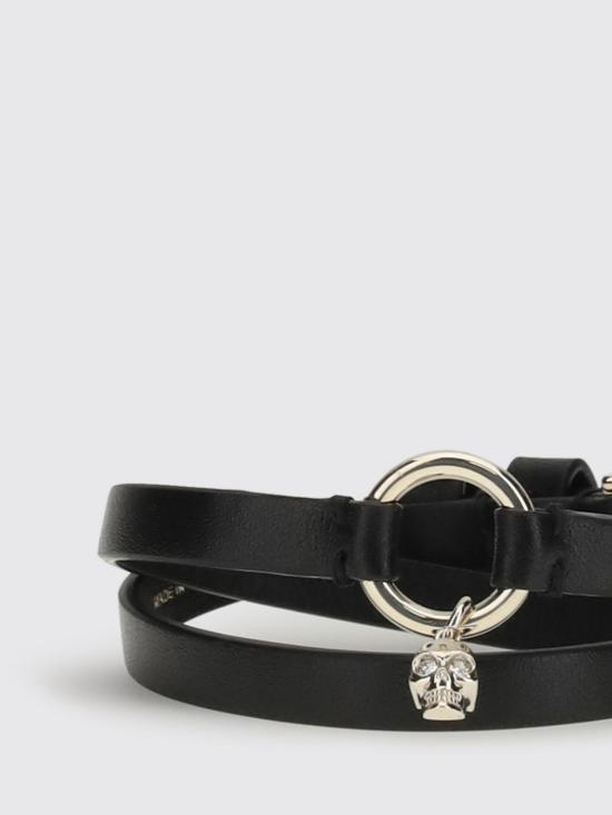 26SS 알렉산더 맥퀸 보석 8571481AAWH 1000 Black - ALEXANDER MCQUEEN