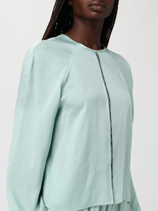 26SS 파비아나 필리피 긴팔 티셔츠 TPD266F297L780 6172 Mint - FABIANA FILIPPI