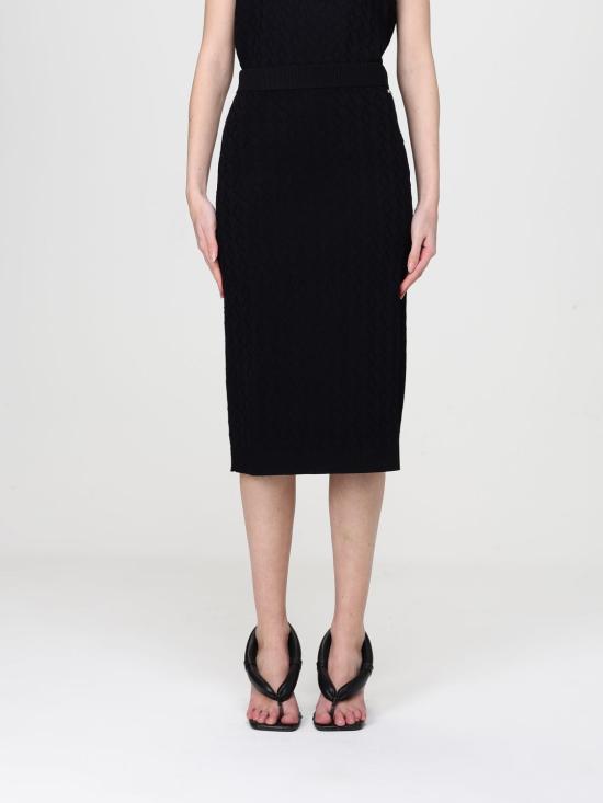26SS 알마니 미디 스커트 8NYN9AYMH6Z 1200 Black