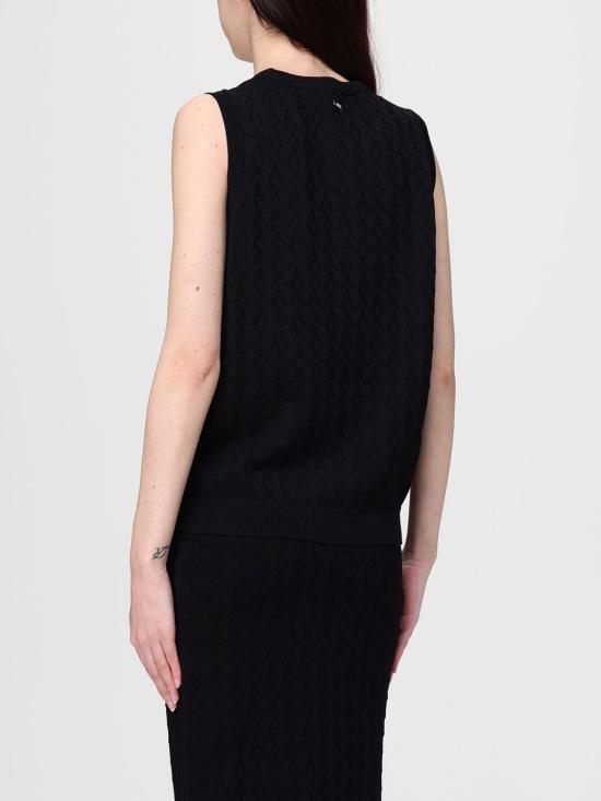 26SS 알마니 민소매 티셔츠 8NYH9AYMH6Z 1200 Black - ARMANI