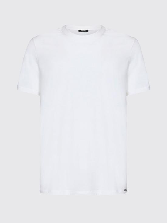 26SS 톰포드 반팔 티셔츠 T4M081410 100 White - TOMFORD