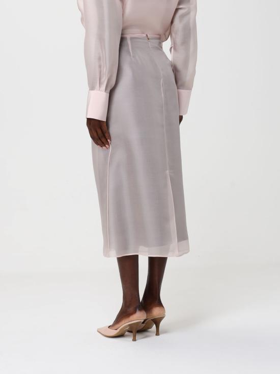 26SS 아뇨나 롱 스커트 TG1110 U4117 P08 Pink - AGNONA