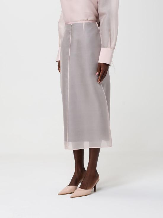 26SS 아뇨나 롱 스커트 TG1110 U4117 P08 Pink - AGNONA