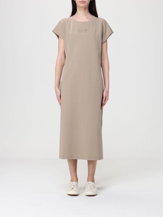 26SS 엠포리오 아르마니 롱 원피스 7W000957AF12484 U6167 Dove Grey