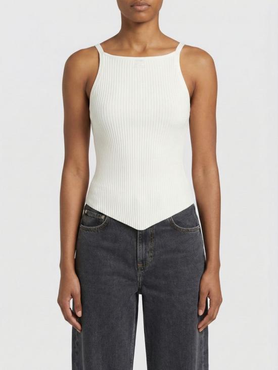 26SS 쿠레쥬 민소매 티셔츠 123MTO042FI0001 0001 White