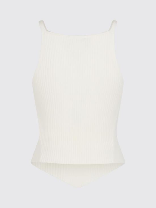 26SS 쿠레쥬 민소매 티셔츠 123MTO042FI0001 0001 White - COURREGES