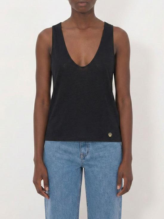 26SS 루루 드 세종 민소매 티셔츠 ALBIALDS BLK Black