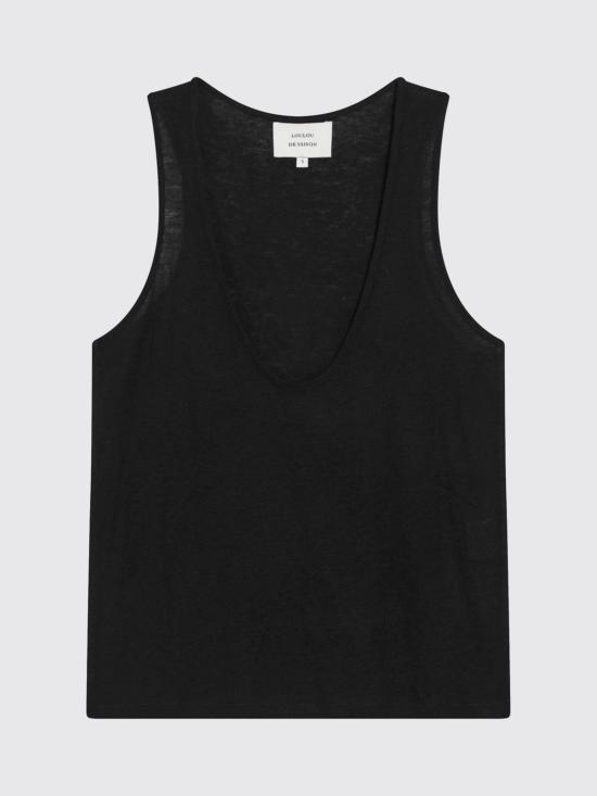 26SS 루루 드 세종 민소매 티셔츠 ALBIALDS BLK Black - LOULOU DE SAISON