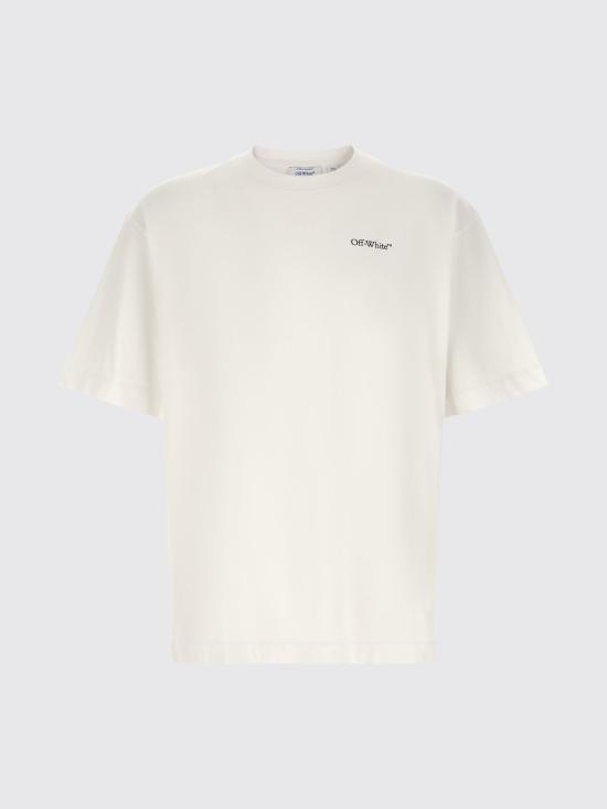 26SS 오프화이트 반팔 티셔츠 OMAA120S26JER008 1000 White - OFF WHITE