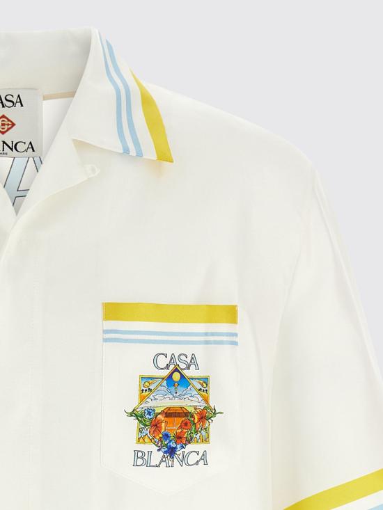 26SS 카사블랑카 반팔 셔츠 MSS26SH003 04 Multicolor - CASABLANCA