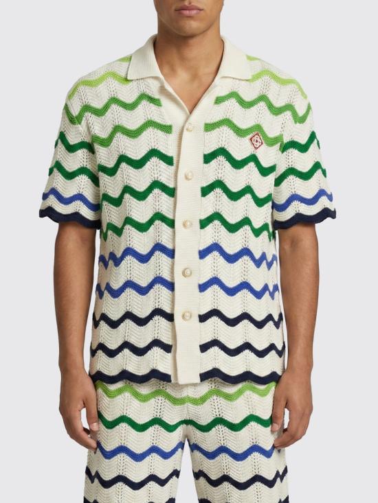 26SS 카사블랑카 반팔 셔츠 MSP26KW848 02 Multicolor