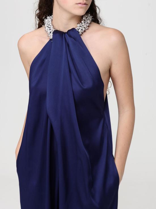 26SS 스텔라 맥카트니 롱 원피스 6101063FU302 4000 Navy - STELLA MCCARTNEY