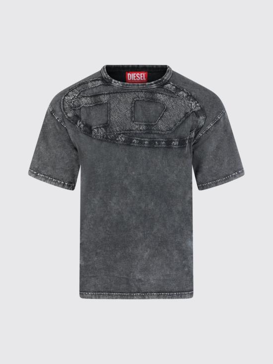 26SS 디젤 반팔 티셔츠 A195450HGBX 9XXA Black - DIESEL