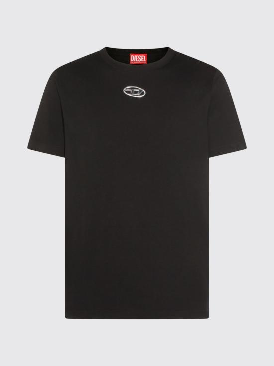 26SS 디젤 반팔 티셔츠 A178800CLBR 9XX Black - DIESEL