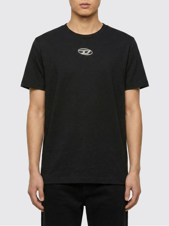 26SS 디젤 반팔 티셔츠 A178800CLBR 9XX Black