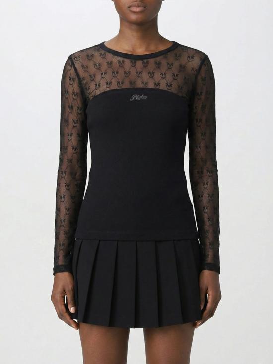 26SS 핑코 반팔 티셔츠 106472A362 Z99 Black