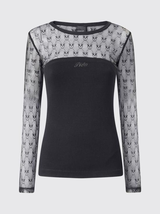 26SS 핑코 반팔 티셔츠 106472A362 Z99 Black - PINKO