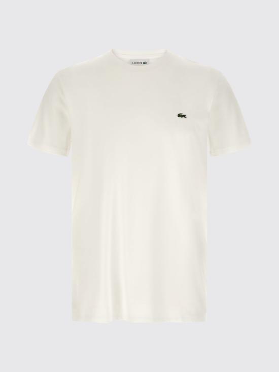 26SS 라코스테 피마 코튼 저지 크루넥 티셔츠 TH6709 001 White - LACOSTE