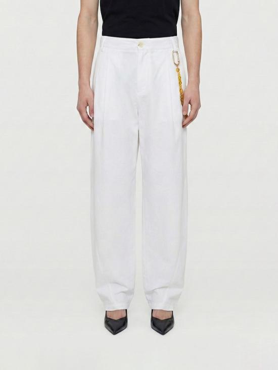 26SS 다크파크 스트레이트 팬츠 WTR36FAC162 0001 White