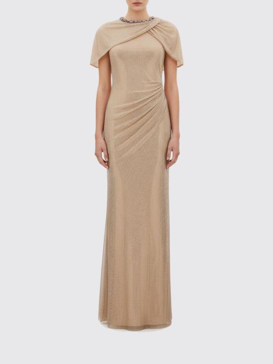 26SS 셀프 포트레이트 롱 원피스 RS26502XCH CHAMPAGNE Nude