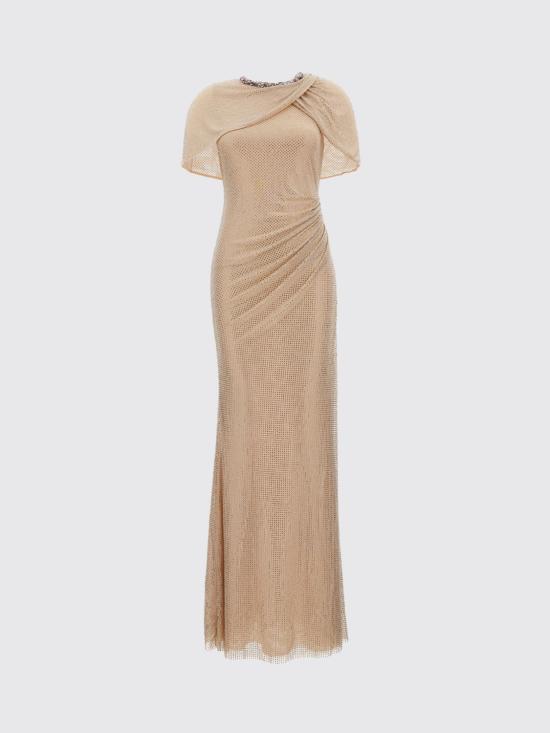 26SS 셀프 포트레이트 롱 원피스 RS26502XCH CHAMPAGNE Nude - SELF PORTRAIT