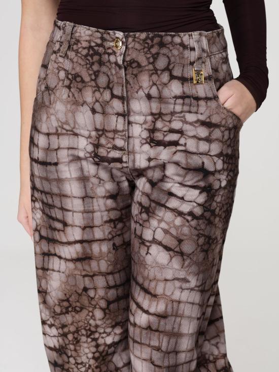 26SS 엘리자베타프랜치 데님 팬츠 PJ31D61E2 644 Brown - ELISABETTA FRANCHI