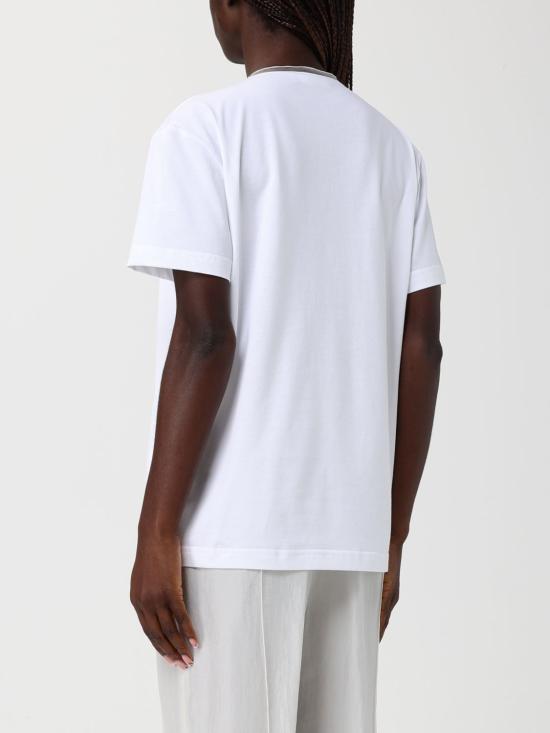 26SS 파비아나 필리피 반팔 티셔츠 JED266F143L902 21 White - FABIANA FILIPPI