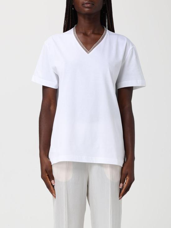 26SS 파비아나 필리피 반팔 티셔츠 JED266F143L902 21 White