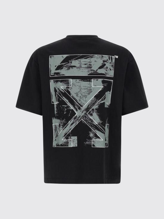 26SS 오프화이트 반팔 티셔츠 OMAA120S26JER00J 0001 Black - OFF WHITE