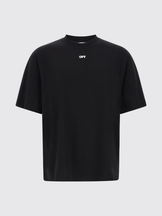26SS 오프화이트 반팔 티셔츠 OMAA120S26JER00J 0001 Black - OFF WHITE