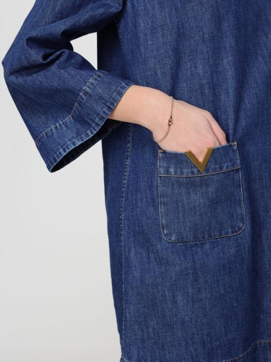 26SS 발렌티노 가라바니 롱 원피스 8B3DA03B9YA 558 Blue - VALENTINO GARAVANI