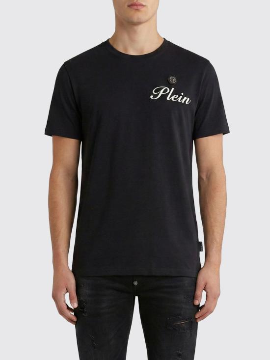 26SS 필립 플레인 반팔 티셔츠 SAFCMTK8906PJY002N 02 Black