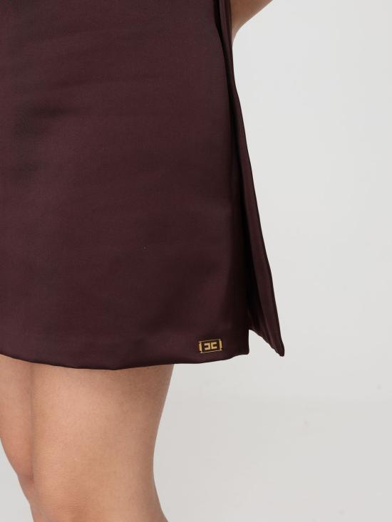 26SS 엘리자베타프랜치 롱 원피스 AB92261E2 644 Brown - ELISABETTA FRANCHI