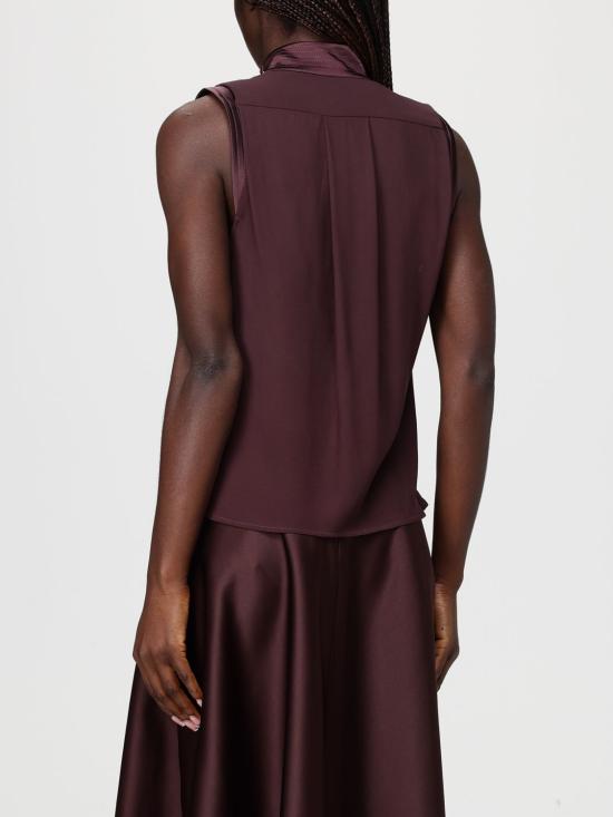 26SS 엘리자베타프랜치 블라우스 CA13461E2 644 Brown - ELISABETTA FRANCHI