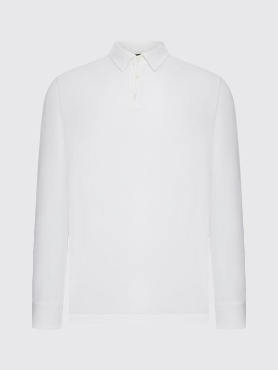 26SS 자노네 폴로 티셔츠 815132ZG380 Z0001 White - ZANONE