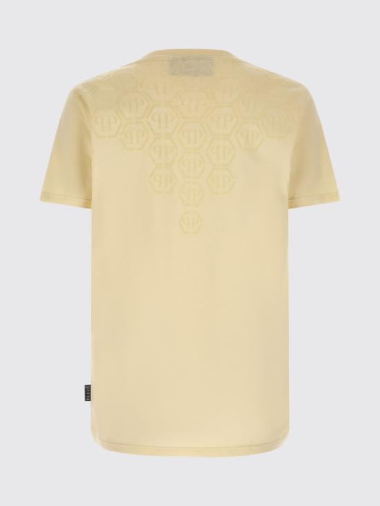 26SS 필립 플레인 반팔 티셔츠 SAFCMTK8682PJY002N 06 Beige - PHILIPP PLEIN