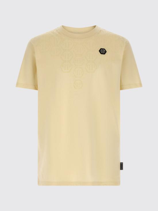 26SS 필립 플레인 반팔 티셔츠 SAFCMTK8682PJY002N 06 Beige - PHILIPP PLEIN