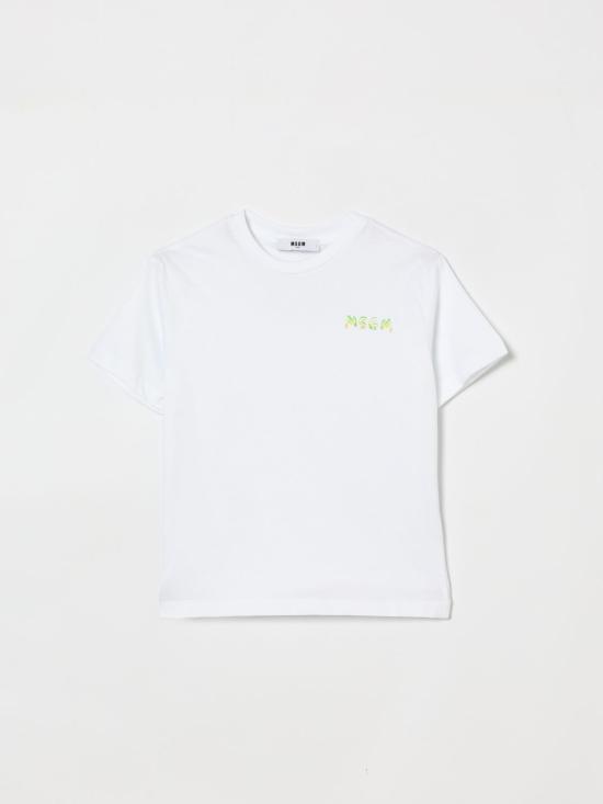 26SS [키즈] 엠에스지엠 티셔츠 S6MSJUTH003 001 White